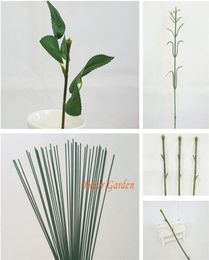 plastic stem flower arrangement flower head accessory containing wire simulation for DIY artificial flower bouquet wedding decor9951290