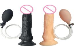 Soft dildos Sex Ejaculation products Cock With Ball Toys For Women Vagina Massage Masturbation Watermist Dildo Large life expectan8514807