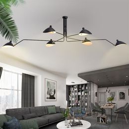 Nordic chandelier creative personality modern duplex building living room dining room art industrial wind chandelier262E