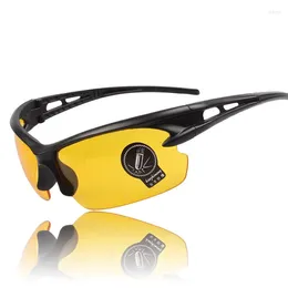 Sunglasses Night Vision Glasses Men Driver's Driving Sports For Women Cycling Retro Yellow