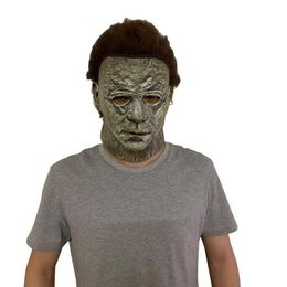 Party Masks Horror NICHAEL Myers LED Halloween Kills Mask Cosplay Scary Killer Full Face Latex Helmet Costume Props192W