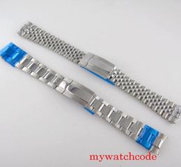 Watch Bands No Logo Oyster Jubilee 316L Stainless Steel 20mm Width Bracelet Folding Clasp Polished Centre Wristwatch Accessories6245147