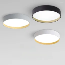 Ceiling Lights Modern Minimalist Circular LED Light Living Room Bedroom Study Pendant Lamp Creative Interior Decor Lighting Fixtures