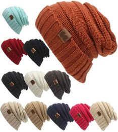 Winter Brand Female Ball Cap Pom Poms Winter Hat For Women GirlS Hat Knitted Beanies Cap Thick WomenS Skullies Bean5069241