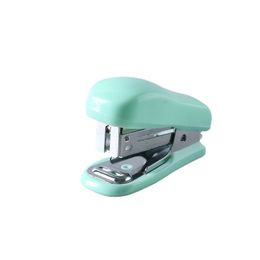 Cute Macaron Color Mini Stapler For Student Stationery Combo Set Convenient Stapler and Staples For Binding Paper