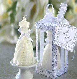Whole wedding dress candle Favour gifts party Favour wedding gifts for guest wedding souvenirs birthday gifts 30pcslot7680159