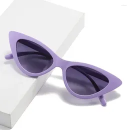 Sunglasses Fashion Unisex Vintage Shades Classic Retro Cat Eye Rectangle UV400 Sun Glasses Oculos 2023