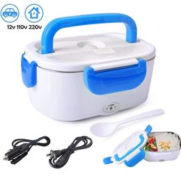 220V 110V 12V Electric Lunch Box for Car Home Electric Heating Lunch Box Food Container Lunchbox for Food Keep Warmer 201016275y