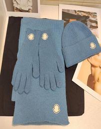 Scarf Hat Glove Suit Unisex Classic Scarves Warm Design for Man Women Shawl Long Neck 9 Colors6805322