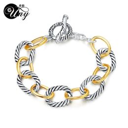 UNY Bracelet Designer Brand David Inspired s Antique Women Jewellery Cable Wire Vintage Christmas Gifts s 211124229g