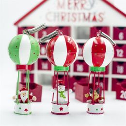 1PC Christmas Tree Air Balloon Pendants DIY Santa Claus Xmas Tree Deer Ornaments Christmas Party Decoration Kids Gift207w