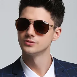 Sunglasses Classic Men Polarized For W202 W203 W205 GLE Class Vintage Eyewears Car Driving Glasses UV Protection