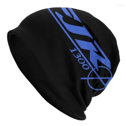 Berets Blue FJR 1300 Sport Motorcycle Slouchy Beanie Men Women Custom Street Winter Warm Skullies Beanies Hats Adult Knitted Bonnet Cap