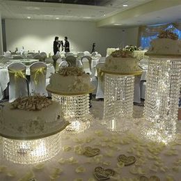 Crystal cake stand centerpiece Wedding Cake Display Birthday decoration233I