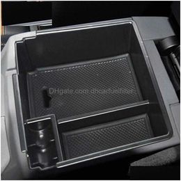 Car Organizer Armrest Storage Box Center Console Container For Ford Ranger T6 Raptor Wildtrak Parts 2012- Drop Delivery Mobiles Moto Dh4Ei