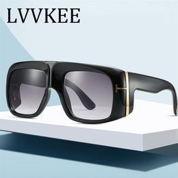 Sunglasses 2021 Oversized Men Designer GINO Vintage Male Gradient Lens T Punk Big Frame 952081241b