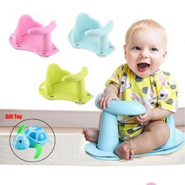 Bathing Tubs Seats Baby Bath Tub Ring Seat Infant Child Toddler Kids Anti Slip Safety Toy Chair3249 Drop Delivery Maternity Shower Dhpfb