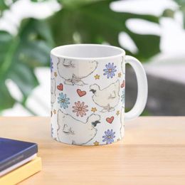 Mugs Silkie Chicken Pattern Coffee Mug Reusable Cup Autumn