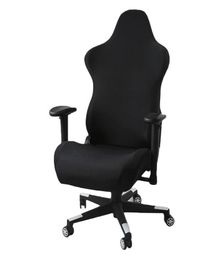 Chair Covers Ergonomic Office Computer Game Chair Slipcovers Stretchy Polyester Black for Reclining Racing Gaming7254221