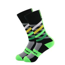 Sports Socks New Bicycle Competition Basketball Tennis Running Cam Hiking Shock Absorption Drop Delivery Sports Outdoors Athletic Outd Dhf2M