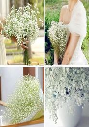 30Pcs Stick In a Vase OF Gypsophila Artificial Flowers Table flowers Fake Babysbreath Silk Flowers Plant Home Wedding Decoration5807466