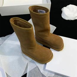 Ankle Boots luxury Cotton Fur outdoors Casual Shoes Boots