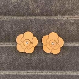 Top Quality Stainless Steel Ear Stud women designers Earings Flower Stamp Logo Printed Trendy Style Jewellery Lady Gift whole236K