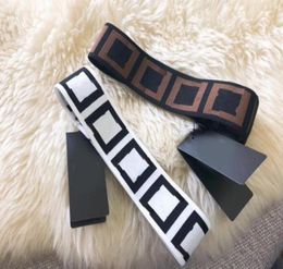 Fashion Hairband women men Headband For Women Fi Turban Striped Hair Band Letter Pattern Print Hair Accessories whole7582073