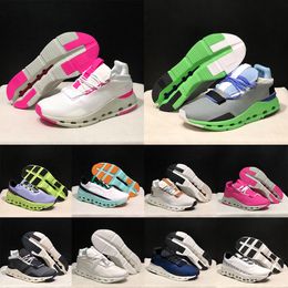 Top Quality Pearl White Pink On Cloud Nova Women Running Shoes Cloudnova Trainers oncloud Black Blue Green Clouds Monster Mesh Tennis Mens Sneakers Form Runners