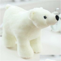 Stuffed Plush Animals 20/25/35/45Cm Super Lovely Polar Bear Family Placating Toy Gift For Children M065 Q0727 Drop Delivery Toys Gi Otxk6