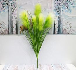 5 Forks Reed Grass Artificial Flowers for Home Garden Room Furnishings Decor Fake Flowers Wedding Party Decoration Floral44391216604825