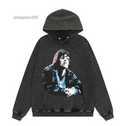 Mens Hoodies Sweatshirts Tasarımcı Mektup Erkekler Niş Tide Marka Vahşi High Street Casual Bahar Sonbahar Amerikan Gevşek Çift Kapşonlu Kazak Ceket Giysileri