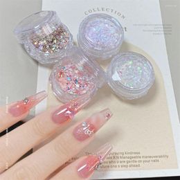 Nail Glitter Lasting Opal Laser Powder Safe And Non-toxic Sequins Unique Design Waterproof Durable Manicure Decorations