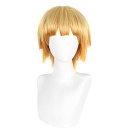 Cosplay Wigs Ghost killing blade my wife is good at ease level gradient wig high temperature silk rose inner net cos