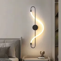 Wall Lamps Nordic LED Luxury For Living Room Porch Bedroom Bedside Cloakroom Long Hose Sconces Home Decor Lighting Fixture