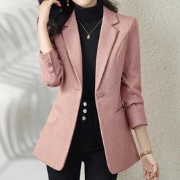 Women's Suits Formal Blazers Femininos For Women Autumn Winter Long Sleeve Professional Female Office Business Work Wear Outwear Tops Blaser