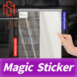 Mysterious Studio Secret Room Escape Game Mechanism Props Electronic Puzzle Hyaline Magic Stickers membrane Horror prop