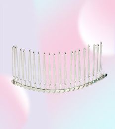 50pcs 10 20 30 Teeth Wedding Bridal DIY Wire Metal Hair Comb Clips DIY Hair Findings Accessories2772303