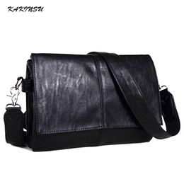 2018New Vintage Men Briefcase Genuine Leather Men Messenger Bags Fashion Male Tote Bags Leather Business Men Bag Shoulder Bags257T