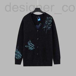 Men's Plus Size Hoodies & Sweatshirts designer New Sweater Knitted Cardigan Geometric Pattern Jacquard Heavy Duty Embroidery Letter Log Cotton Unisex c20u07 HSKW