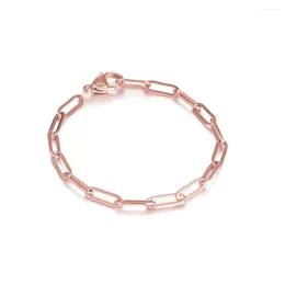 Charm Bracelets Fashionl Personality Women Simple Female Sliver Color Gold Trend Stainless Multilayer Bead Chain Bracelet Gift Jewely