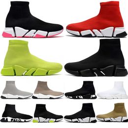 casual winter sock shoes 2024 free shipping shoes black white red buttom white yellow green red grey for men women outdoors trainers sneakers 36-45