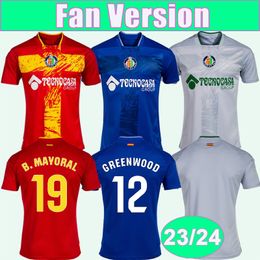 23 24 Getafe Camisetas de fútbol para hombre OSCAR MATA GREENWOOD L. MILLA DOMINGOS D. ARAMBARRI B. MAYORAL MAKSIMOVIC Local Visitante Tercera camiseta de fútbol