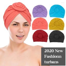 Berets 2023 Women's European And American Cotton Donut Turban Hat Ball Cap Cross-Border High Quality Supply