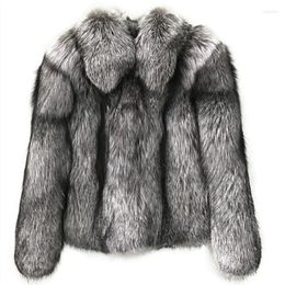 Women's Fur Winter Short Coat Women Imitation Hair Korean Fashion Faux Casual Thickened Warm Jacket