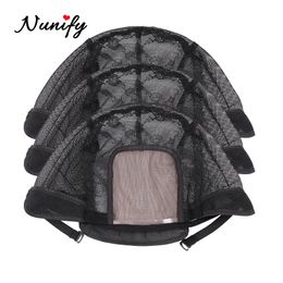 Wig Caps Nunify Professional Wig Cap Making Supplies Wholesale Lace Wig Cap Weaving Caps Mesh Cap Breathable Hairnets 231211