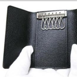 DAMIER key hold large capacity LEATHER LOOU men's women's chain Wallets Blanded good Quality Genuine Leather 6 Keys Wall171D