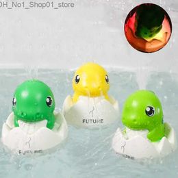 Bath Toys Baby Bath Toys Dinosaur Baby Shower Toy Spray Water Bathtub Pool Rechargeable Shower Toy Suitable for Toddler Boys Girls Q231212