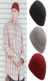 Short domed rogue men039s Han knitting cold melon skin yuppie Women039s hip hop SWEATER Hat2633708