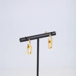 Dangle Earrings Europe America Accessories Niche Design Glossy Geometric Panels Rings Chic Simplicity Daily Commuting